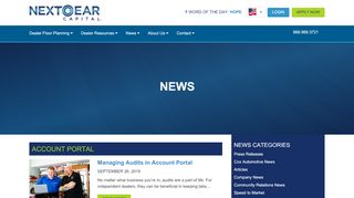 
                            2. Account Portal | NextGear Capital