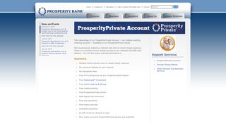 
                            2. Account - Prosperity Bank