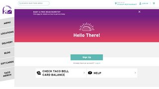 
                            4. account - Taco Bell
