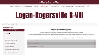 
                            9. Accountability Portal - Logan-Rogersville R-VIII