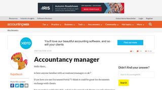 
                            4. Accountancy manager | AccountingWEB