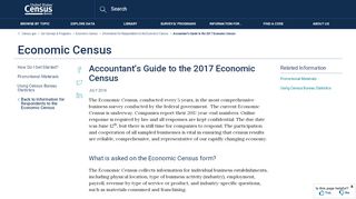 
                            5. Accountant's Guide to the 2017 Economic Census - Census Bureau
