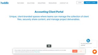 
                            1. Accounting Client Portal | Huddle