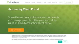 
                            2. Accounting Client Portal Software - Clinked