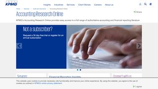 
                            1. Accounting Research Online | KPMG | GLOBAL