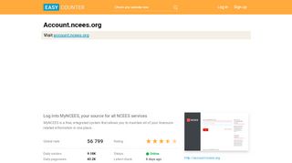 
                            8. Account.ncees.org: Log into MyNCEES, your source for all ...