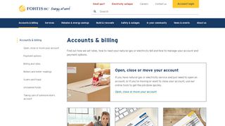 
                            9. Accounts & billing - fortisbc.com