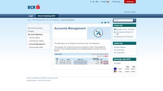 
                            6. Accounts Management | Click 24 Banking BCR