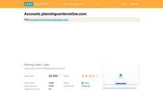 
                            7. Accounts.planningcenteronline.com: Planning …