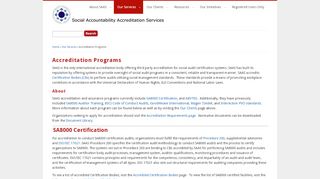 
                            8. Accreditation Programs | Social Accountability ...