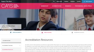 
                            5. Accreditation Resources - CAIS Canadian Accredited Independent ...