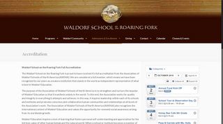 
                            8. Accreditation – Waldorf School on the Roaring Fork