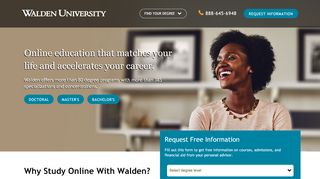 
                            9. Accredited Online College Degree Programs | Walden University