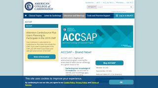 
                            2. ACCSAP - American College of Cardiology