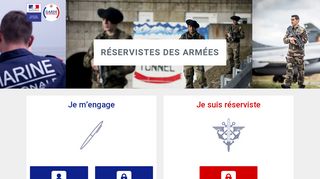 
                            4. Accueil - Réservistes des armées