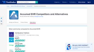 
                            8. Accumed EHR Alternatives & Competitors | TrustRadius