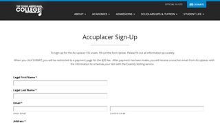 
                            3. Accuplacer Sign-Up | Young Americans