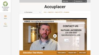 
                            5. Accuplacer | St. Cloud Technical Community College