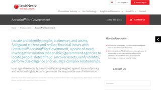 
                            5. Accurint® for Government | LexisNexis Risk Solutions