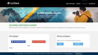 
                            7. acdID - Log-in - acdid.acdsee.com