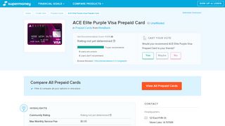 
                            5. ACE Elite Purple Visa Prepaid Card Reviews (Aug. …