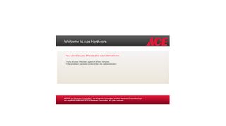 
                            8. Ace Hardware Access - Logoff Message