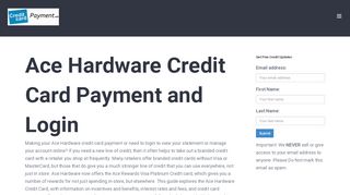 
                            5. Ace Hardware Credit Card Payment - Login - Address ...