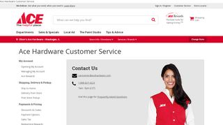 
                            2. Ace Hardware Customer Service - Ace Hardware