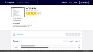 
                            3. ACE IPTV Reviews | Read Customer Service Reviews of ace ...