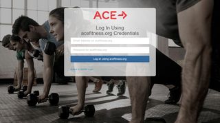 
                            10. ACE Log In - pro.ideafit.com