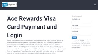 
                            1. Ace Rewards Visa Card Payment and Login