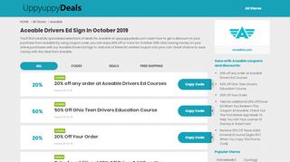 
                            5. Aceable Drivers Ed Sign In - uppyuppydeals.com