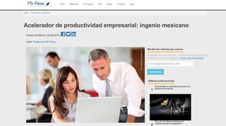 
                            5. Acelerador de productividad empresarial: ingenio mexicano