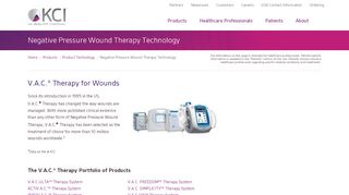 
                            7. Acelity - Negative Pressure Wound Therapy Technology