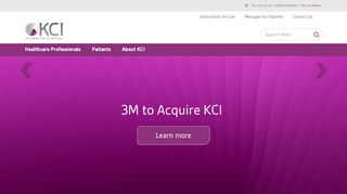 
                            8. acelity.com - 3M to Acquire KCI