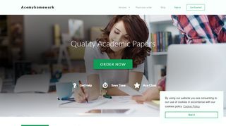 
                            5. Acemyhomework - Get Homework Help Online From Expert Tutors