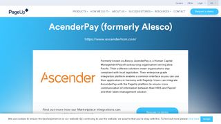 
                            2. AcenderPay (formerly Alesco) - PageUp