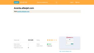 
                            5. Acenta.atlasjet.com: ADS LOGIN - Easy Counter