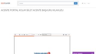 
                            4. ACENTE PORTAL KOLAY BİLET ACENTE BAŞVURU KILAVUZU - PDF