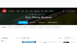 
                            6. Acer - Phone Reviews - CNET