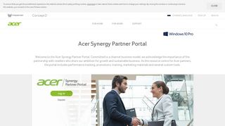 
                            1. Acer Synergy Partner Portal