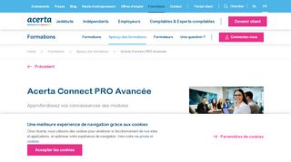 
                            5. Acerta Connect PRO Avancée | Acerta