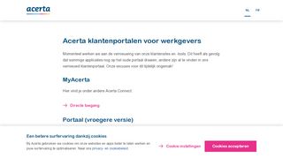 
                            2. Acerta klantenportalen voor werkgevers - Acerta