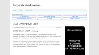 
                            4. ACES ETM Employee Login - headquarternumber.com