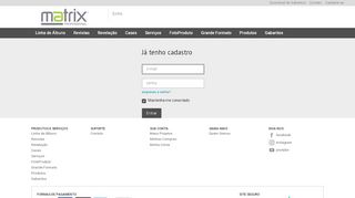 
                            9. Acesse sua conta | Matrix Pro