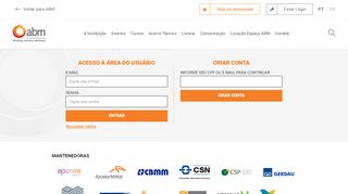 
                            5. Acesse sua conta no Portal ABM - abmbrasil.com.br