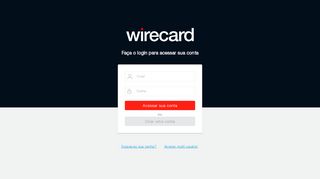 
                            8. Acesso Conta da Wirecard