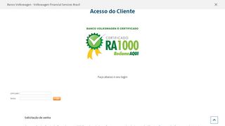 
                            11. Acesso do Cliente