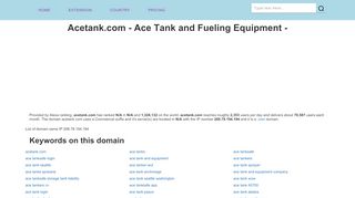 
                            1. Acetank.com - Ace Tank and Fueling Equipment