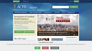 
                            3. acfe.com - Association of Certified Fraud Examiners